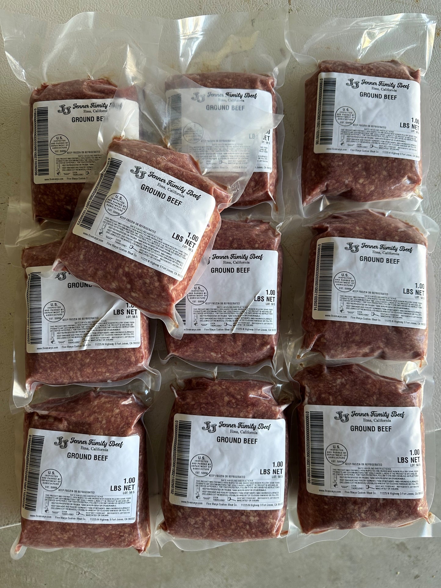 "The Busy Family" 10 lbs. of Ground Beef Box