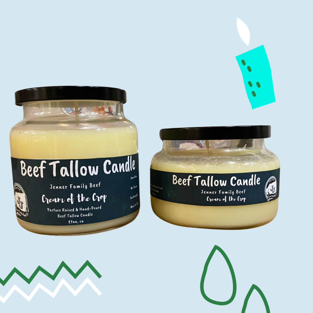 Jenner Family Beef - Tallow Candles - Jenner Family Beef